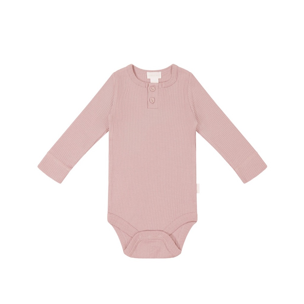 Jamie Kay - Organic Cotton Modal Long Sleeve Bodysuit - 6-12M